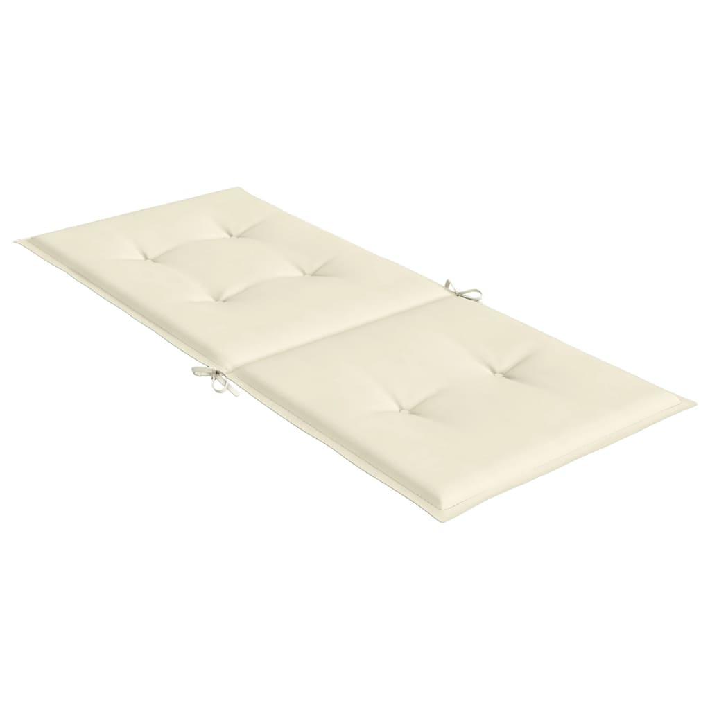 8718475507444_g_en_hd_4 vidaXL Garden Highback Chair Cushions 2 pcs Cream 120x50x3 cm Fabric - Image 6