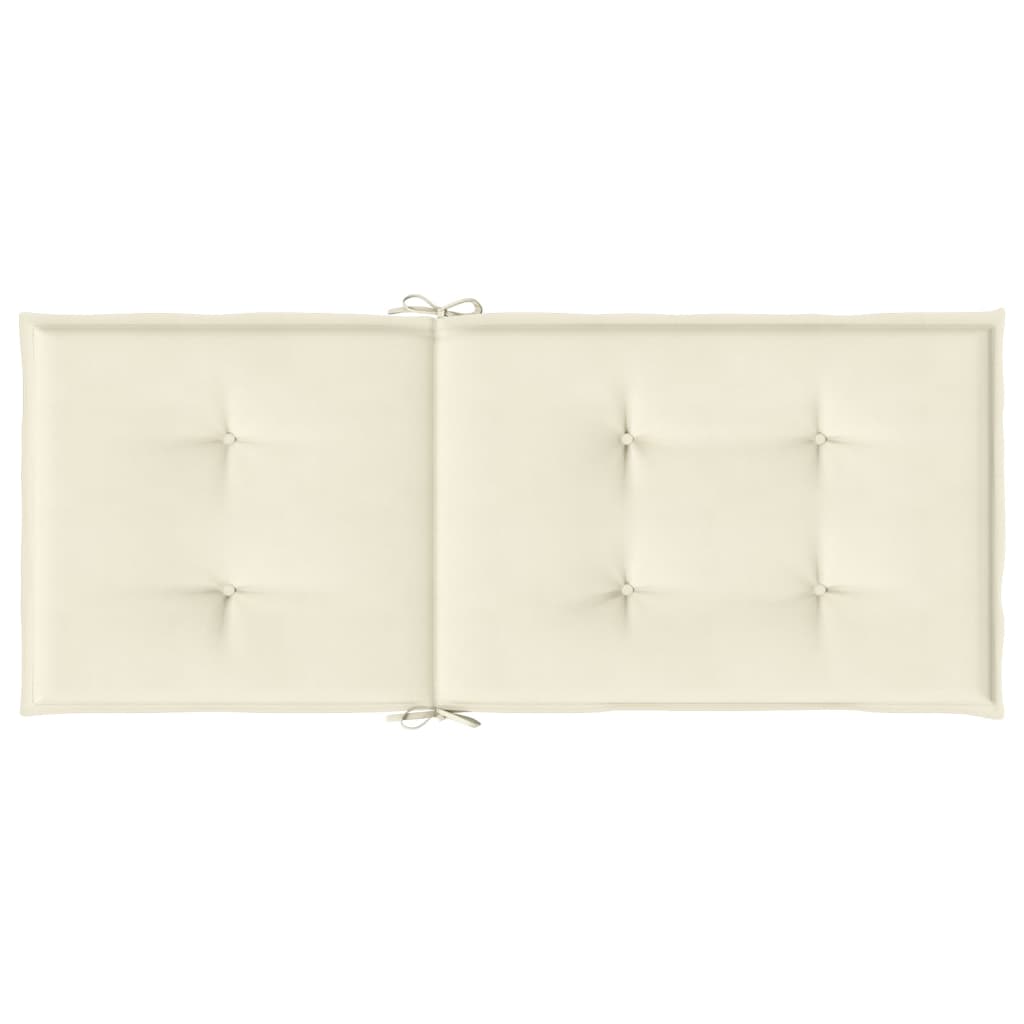8718475507444_g_en_hd_5 vidaXL Garden Highback Chair Cushions 2 pcs Cream 120x50x3 cm Fabric - Image 7