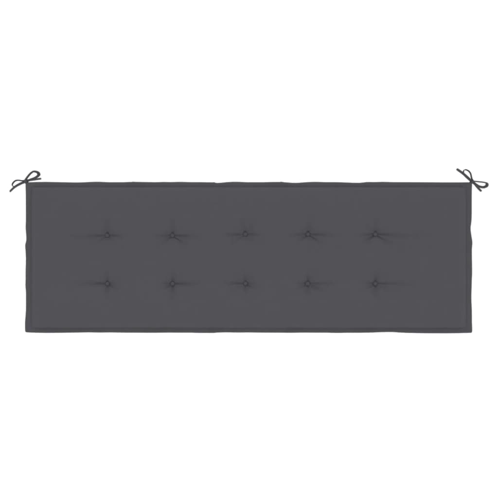 8718475507543_g_en_hd_2 vidaXL Garden Bench Cushion Anthracite 150x50x3 cm Oxford Fabric - Image 4