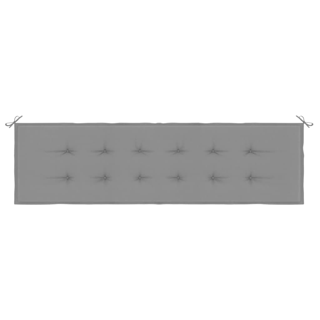 8718475507598_g_en_hd_2 vidaXL Garden Bench Cushion Grey 180x50x3 cm Oxford Fabric - Image 4