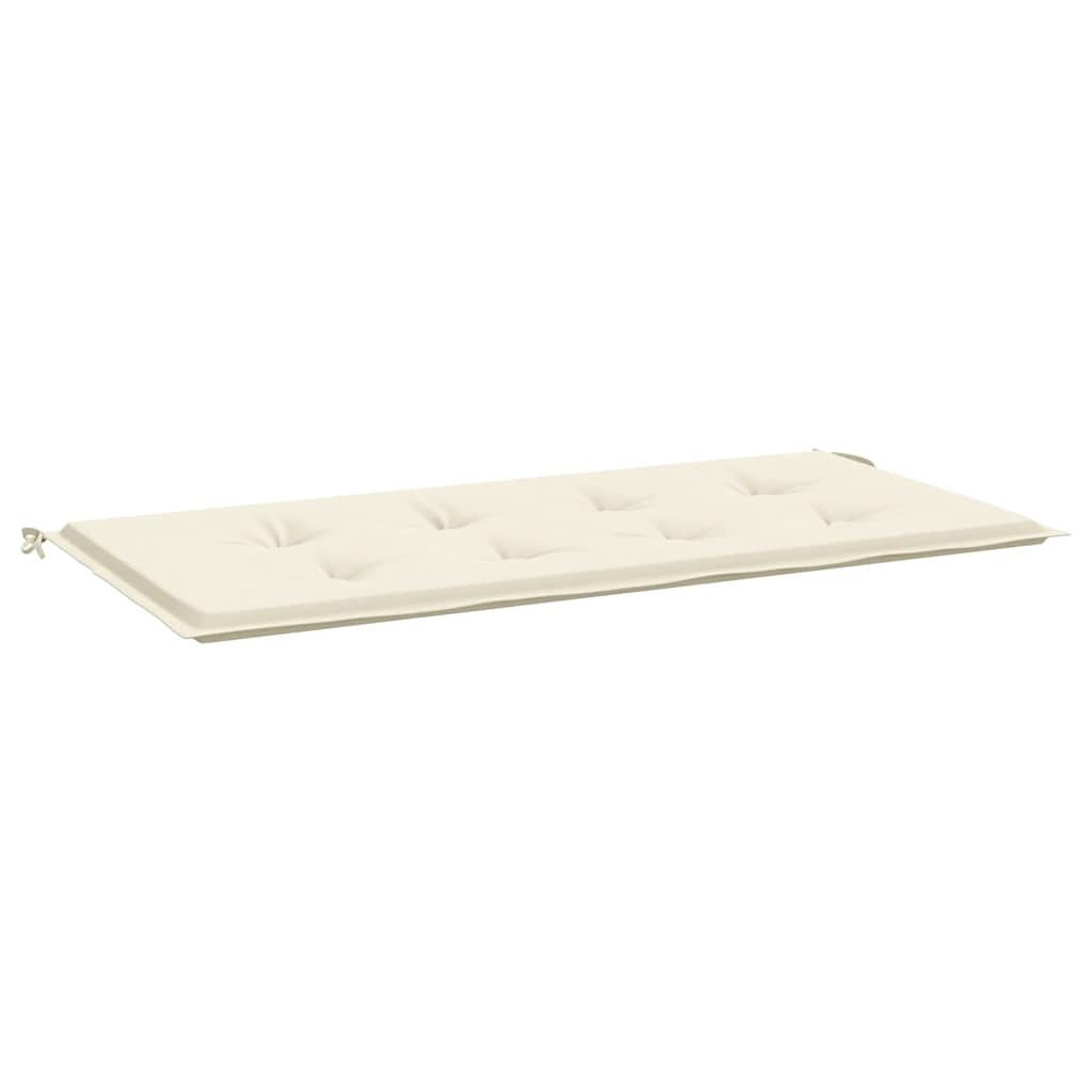 8718475507604_a_en_hd_1 vidaXL Garden Bench Cushion Cream 100x50x4 cm Oxford Fabric - Image 2