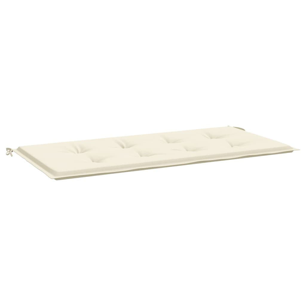 8718475507611_a_en_hd_1 vidaXL Garden Bench Cushion Cream 120x50x3 cm Oxford Fabric - Image 2