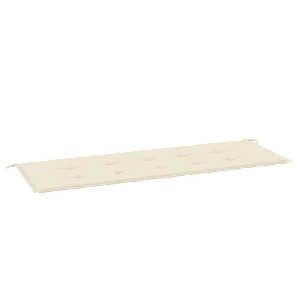 8718475507628_a_en_hd_1 vidaXL Garden Bench Cushion Cream 150x50x4 cm Oxford Fabric - Image 2