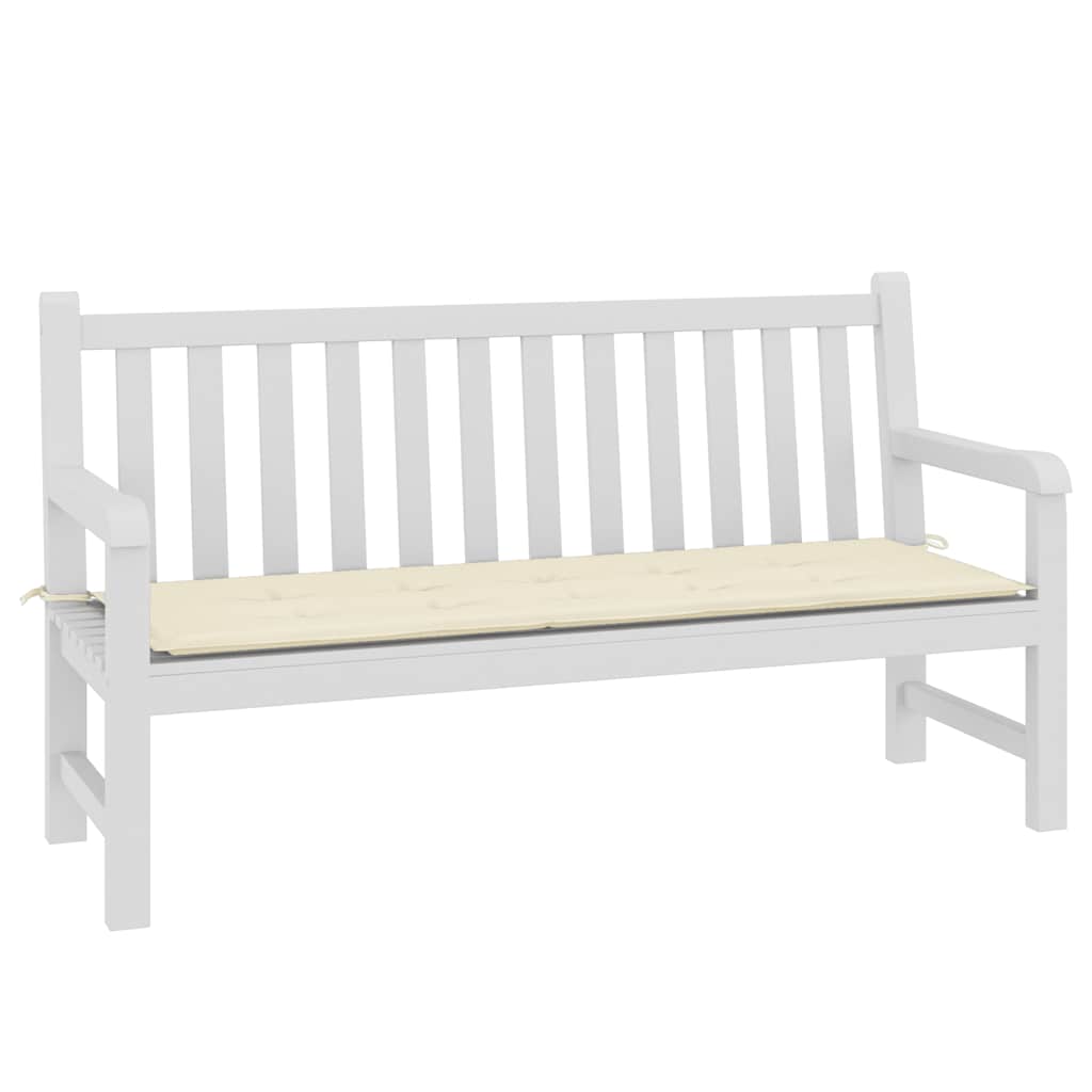 8718475507628_g_en_hd_1 vidaXL Garden Bench Cushion Cream 150x50x4 cm Oxford Fabric - Image 3