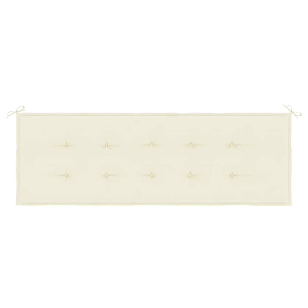8718475507628_g_en_hd_2 vidaXL Garden Bench Cushion Cream 150x50x4 cm Oxford Fabric - Image 4