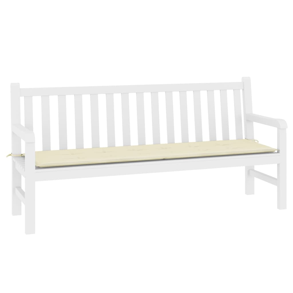 8718475507635_g_en_hd_1 vidaXL Garden Bench Cushion Cream 180x50x3 cm Oxford Fabric - Image 3