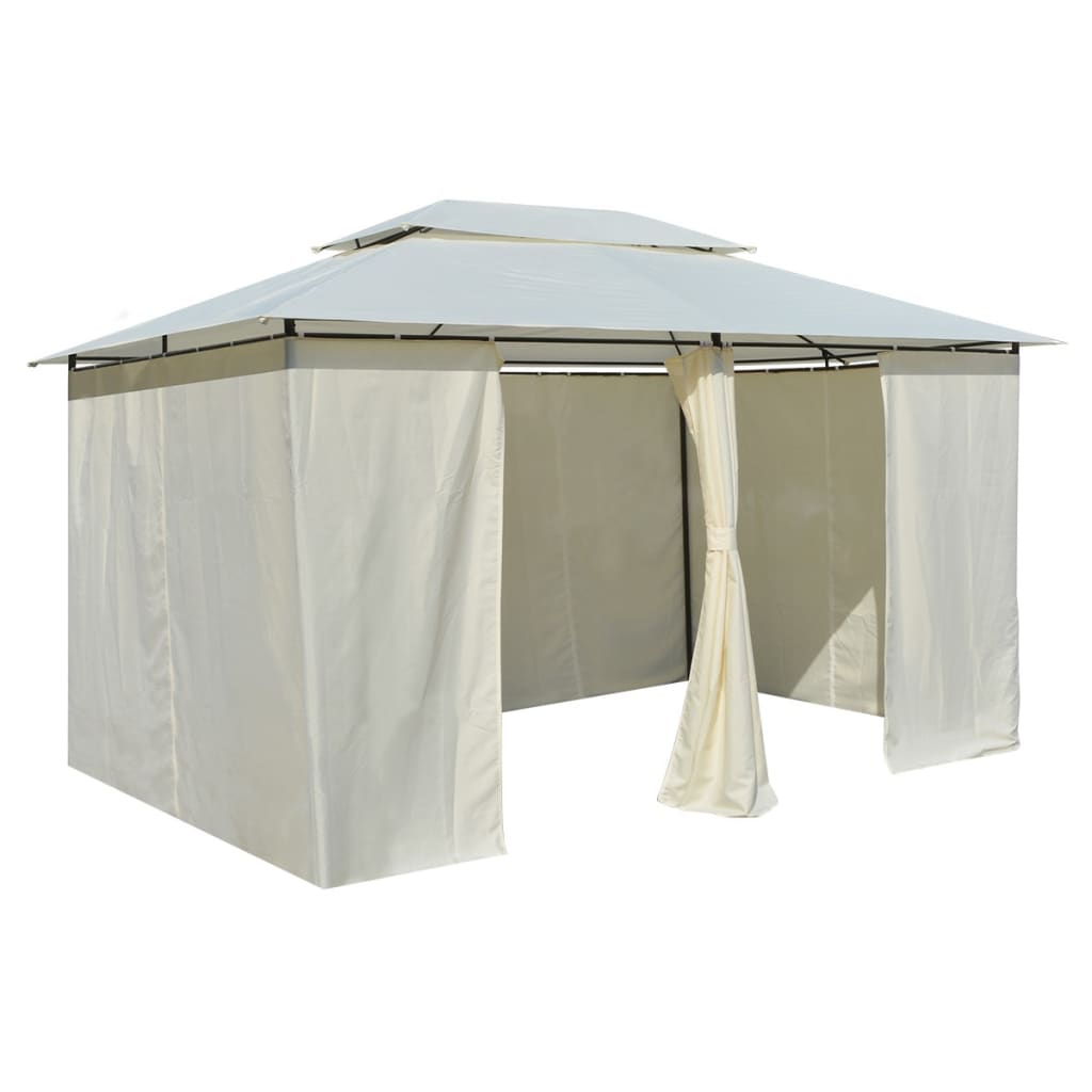 8718475507796_g_en_hd_3 vidaXL Garden Marquee with Curtains 4x3 m White - Image 4