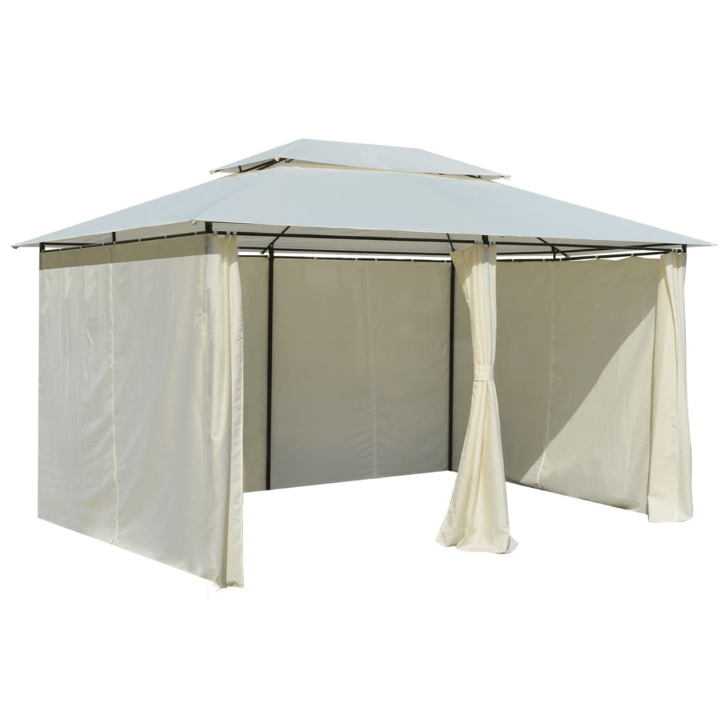 8718475507796_g_en_hd_4 vidaXL Garden Marquee with Curtains 4x3 m White - Image 5