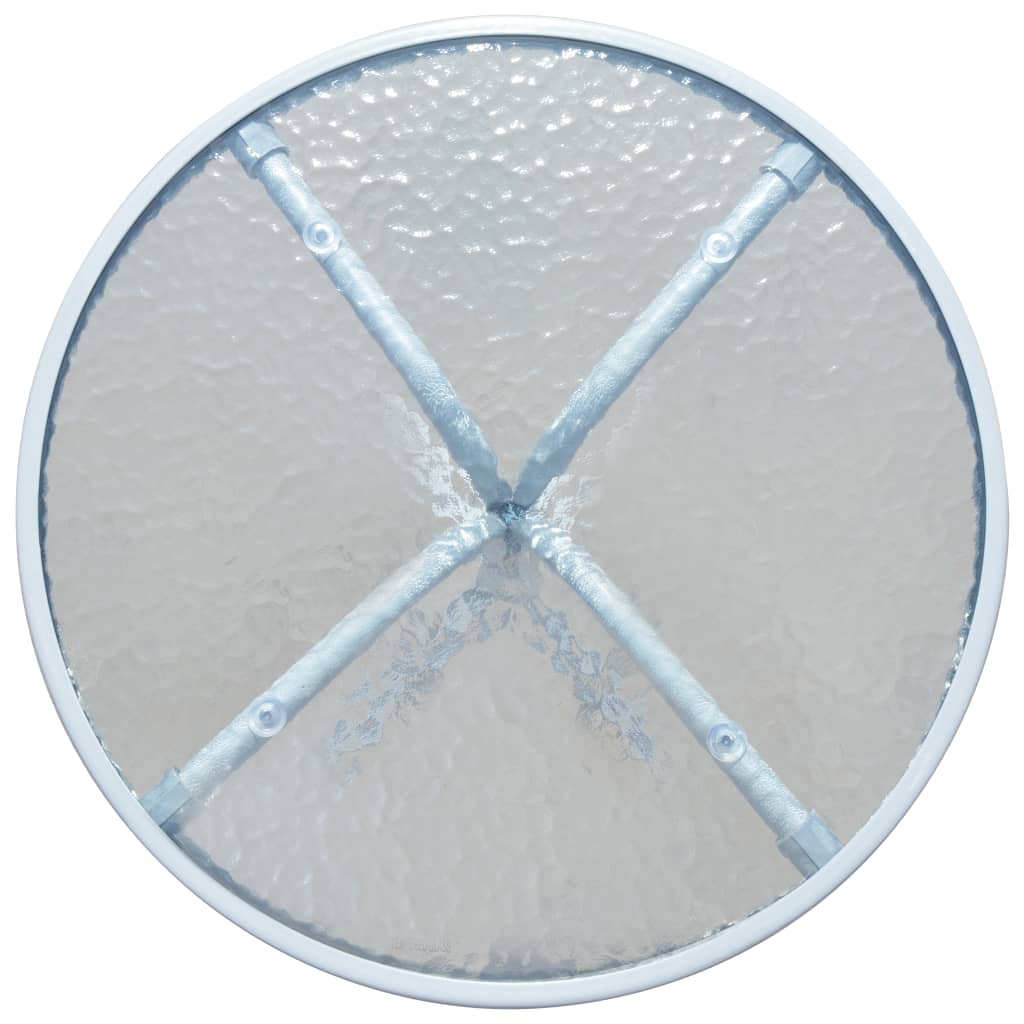 8718475508243_g_en_hd_1 vidaXL Bistro Table Grey 50x71 cm Steel - Image 2