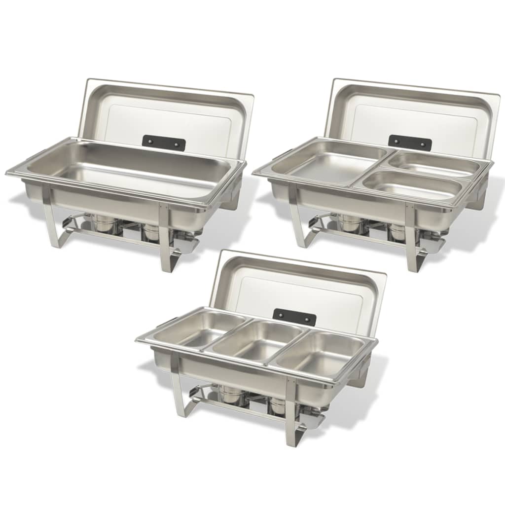 8718475508762_g_en_hd_2 vidaXL 3 Piece Chafing Dish Set Stainless Steel - Image 3