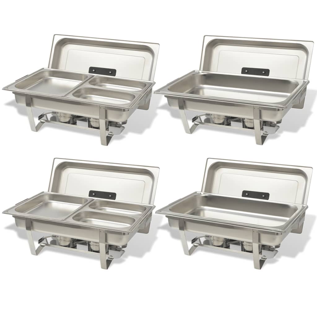 8718475508779_g_en_hd_2 vidaXL 4 Piece Chafing Dish Set Stainless Steel - Image 3