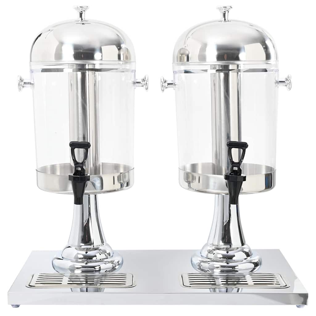 8718475508793_g_en_hd_1 vidaXL Double Juice Dispenser Stainless Steel 2 x 8 L - Image 2