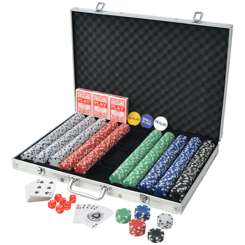 8718475509325_g_en_hd_1 vidaXL Poker Set with 1000 Chips Aluminium - Image 2