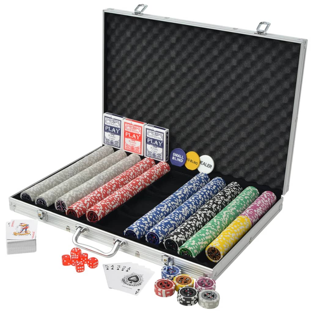8718475509349_g_en_hd_1 vidaXL Poker Set with 1000 Laser Chips Aluminium - Image 2