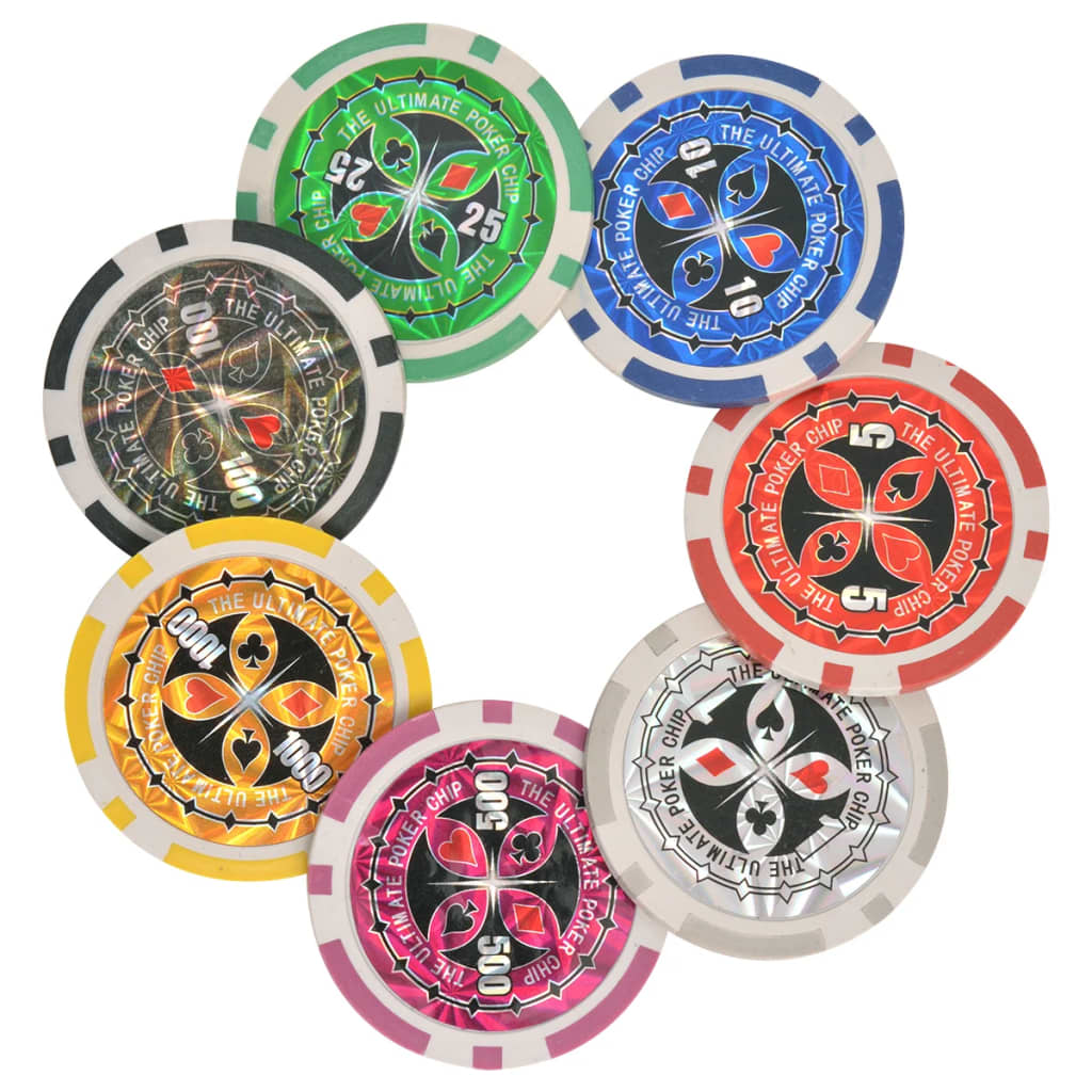 8718475509356_g_en_hd_4 vidaXL Combine Poker/Blackjack Set with 600 Laser Chips Aluminium - Image 5