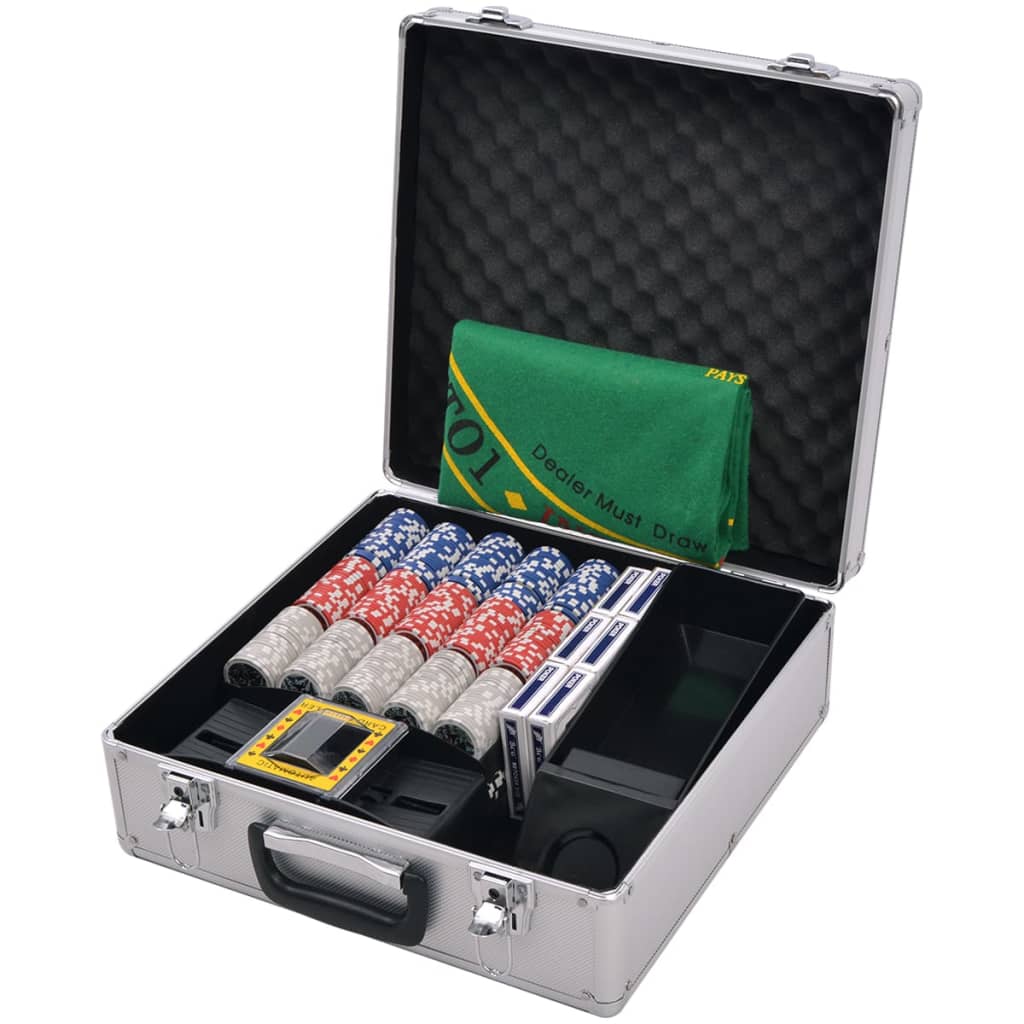 8718475509356_g_en_hd_5 vidaXL Combine Poker/Blackjack Set with 600 Laser Chips Aluminium - Image 6