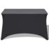 vidaXL Stretch Table Slipcovers 2 pcs 120x60.5x74 cm Anthracite - Image 2