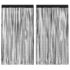 vidaXL String Curtains 2 pcs 140x250 cm Black