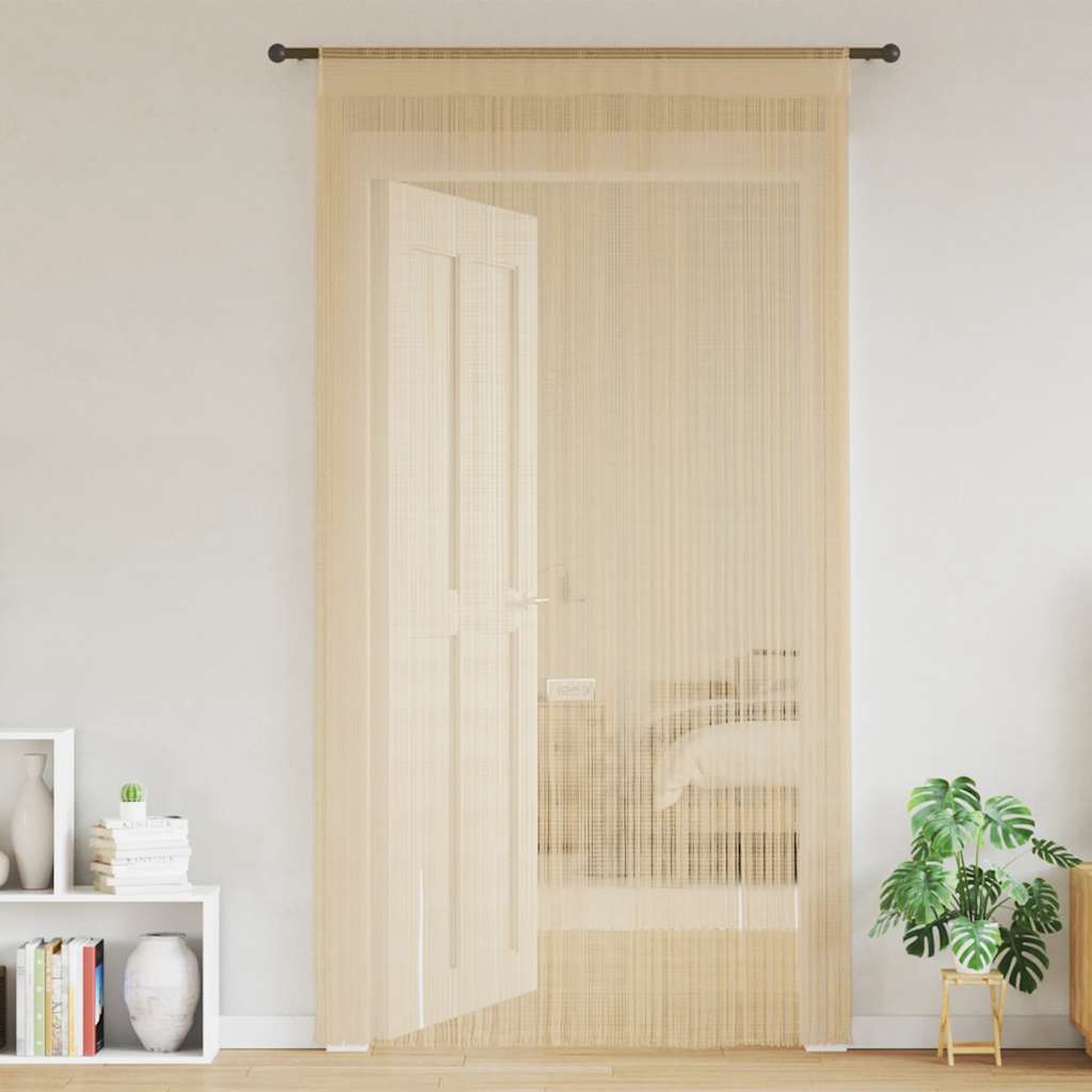 8718475518310_g_en_hd_1 vidaXL String Curtains 2 pcs 140x250 cm Beige - Image 2