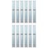 vidaXL L-shaped Ground Anchors 12 pcs Galvanised Steel 5x5x50 cm
