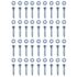 vidaXL L-shaped Ground Anchors 12 pcs Galvanised Steel 5x5x50 cm - Image 5
