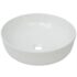 vidaXL Basin Round Ceramic White 41.5x13.5 cm - Image 2