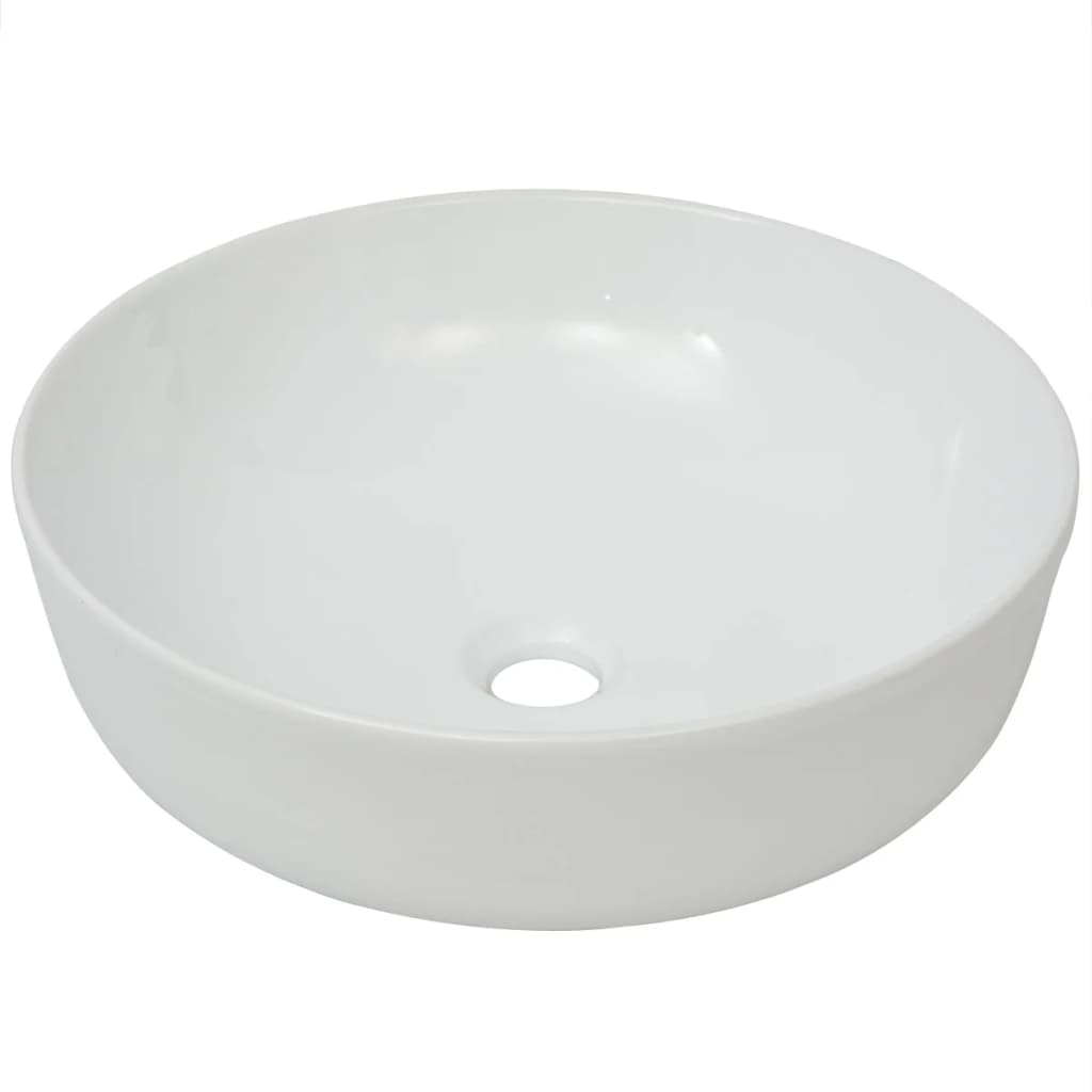 8718475519577_a_en_hd_1 vidaXL Basin Round Ceramic White 41.5x13.5 cm - Image 2
