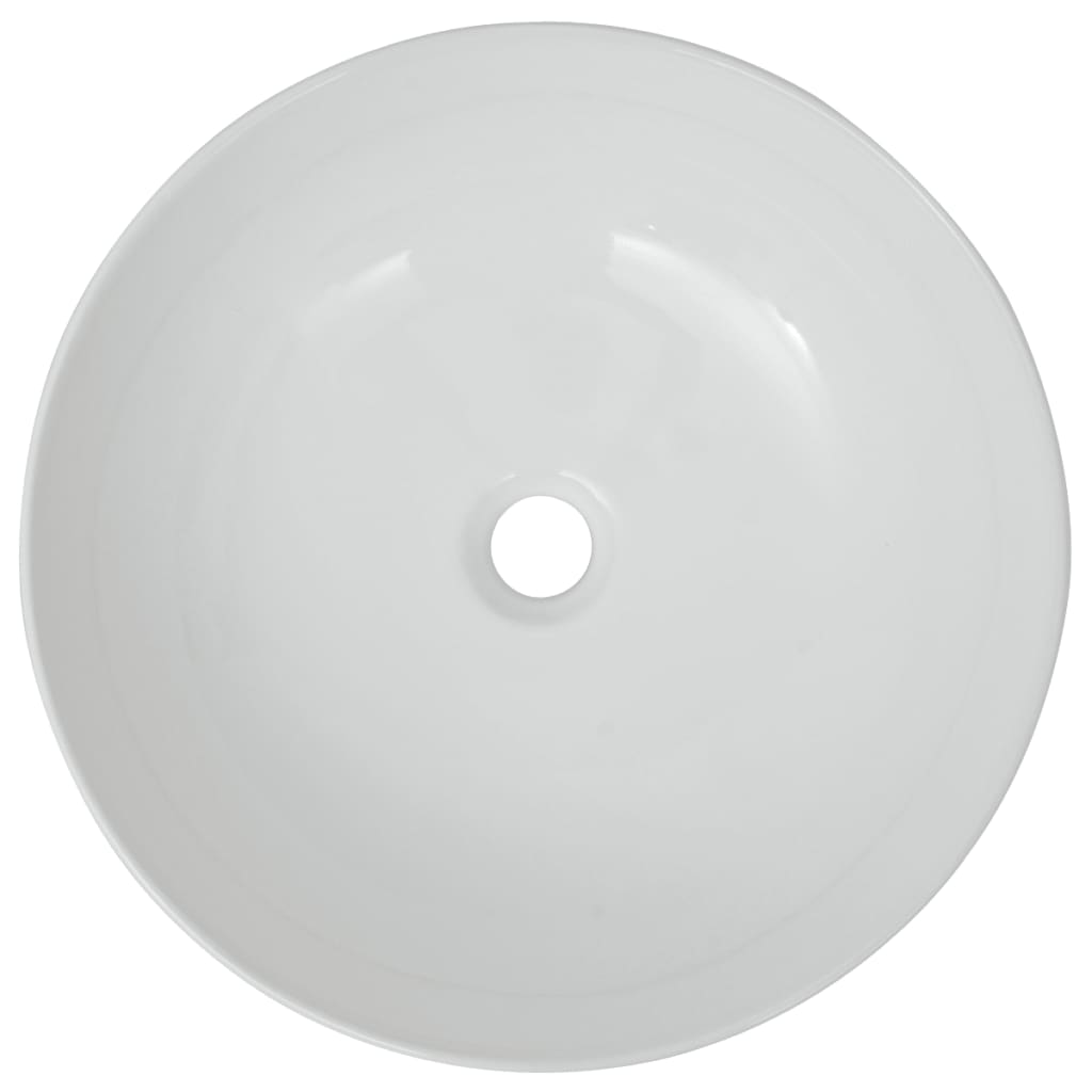 8718475519577_g_en_hd_1 vidaXL Basin Round Ceramic White 41.5x13.5 cm - Image 3