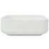 vidaXL Basin Square Ceramic White 39x39x13.5 cm - Image 3