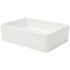 vidaXL Basin Ceramic White 41x30x12 cm - Image 3
