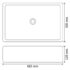 vidaXL Basin Ceramic White 41x30x12 cm - Image 5