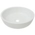 vidaXL Basin Round Ceramic White 42x12 cm - Image 2