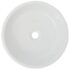 vidaXL Basin Round Ceramic White 42x12 cm - Image 3