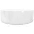 vidaXL Basin Round Ceramic White 40x15 cm - Image 5