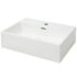 vidaXL Basin with Faucet Hole Ceramic White 51.5x38.5x15 cm - Image 2