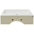 vidaXL Basin with Faucet Hole Ceramic White 51.5x38.5x15 cm - Image 4