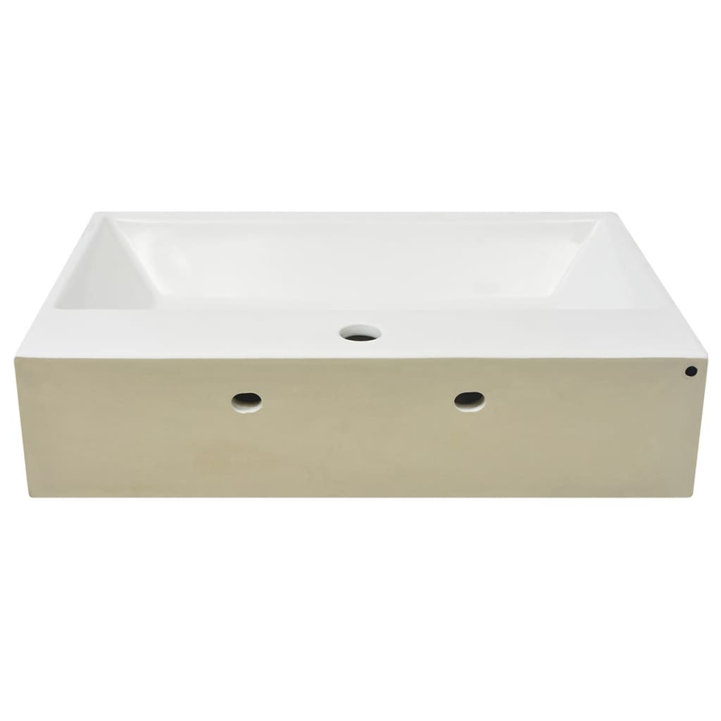8718475519676_g_en_hd_2 vidaXL Basin with Faucet Hole Ceramic White 60.5x42.5x14.5 cm - Image 4
