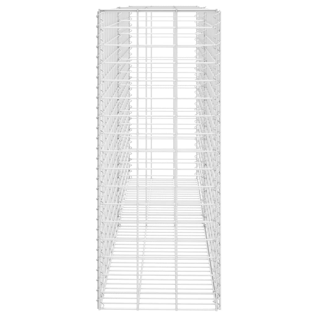 8718475519799_g_en_hd_2 vidaXL Gabion Basket Galvanised Steel 85x30x200 cm - Image 4