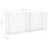 vidaXL Gabion Basket Galvanised Steel 85x30x200 cm - Image 6