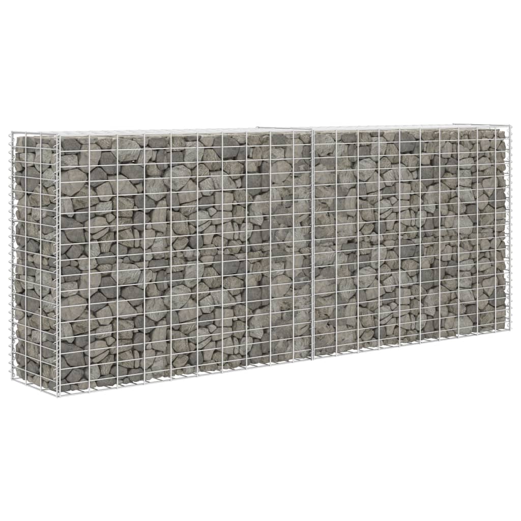 8718475519799_m_en_hd_1 vidaXL Gabion Basket Galvanised Steel 85x30x200 cm - Image 1