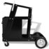 vidaXL Welding Cart with 4 Drawers Black - Image 2