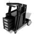 vidaXL Welding Cart with 4 Drawers Black - Image 3