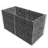 vidaXL Gabion Raised Bed Steel 180x90x100 cm Silver - Image 3