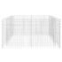 vidaXL Gabion Raised Bed Steel 180x90x100 cm Silver - Image 4