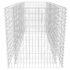 vidaXL Gabion Raised Bed Steel 180x90x100 cm Silver - Image 5