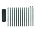 vidaXL Euro Fence Steel 25x1 m Green - Image 2