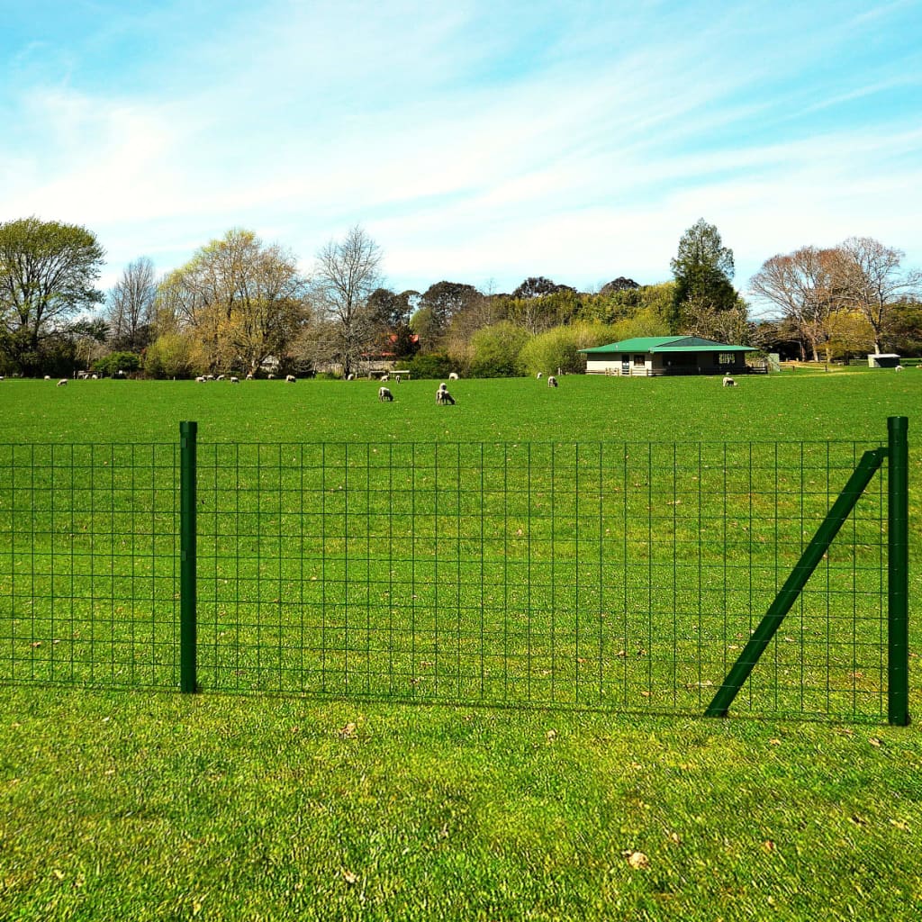 8718475520207_m_en_hd_1 vidaXL Euro Fence Steel 25x1.2 m Green - Image 1