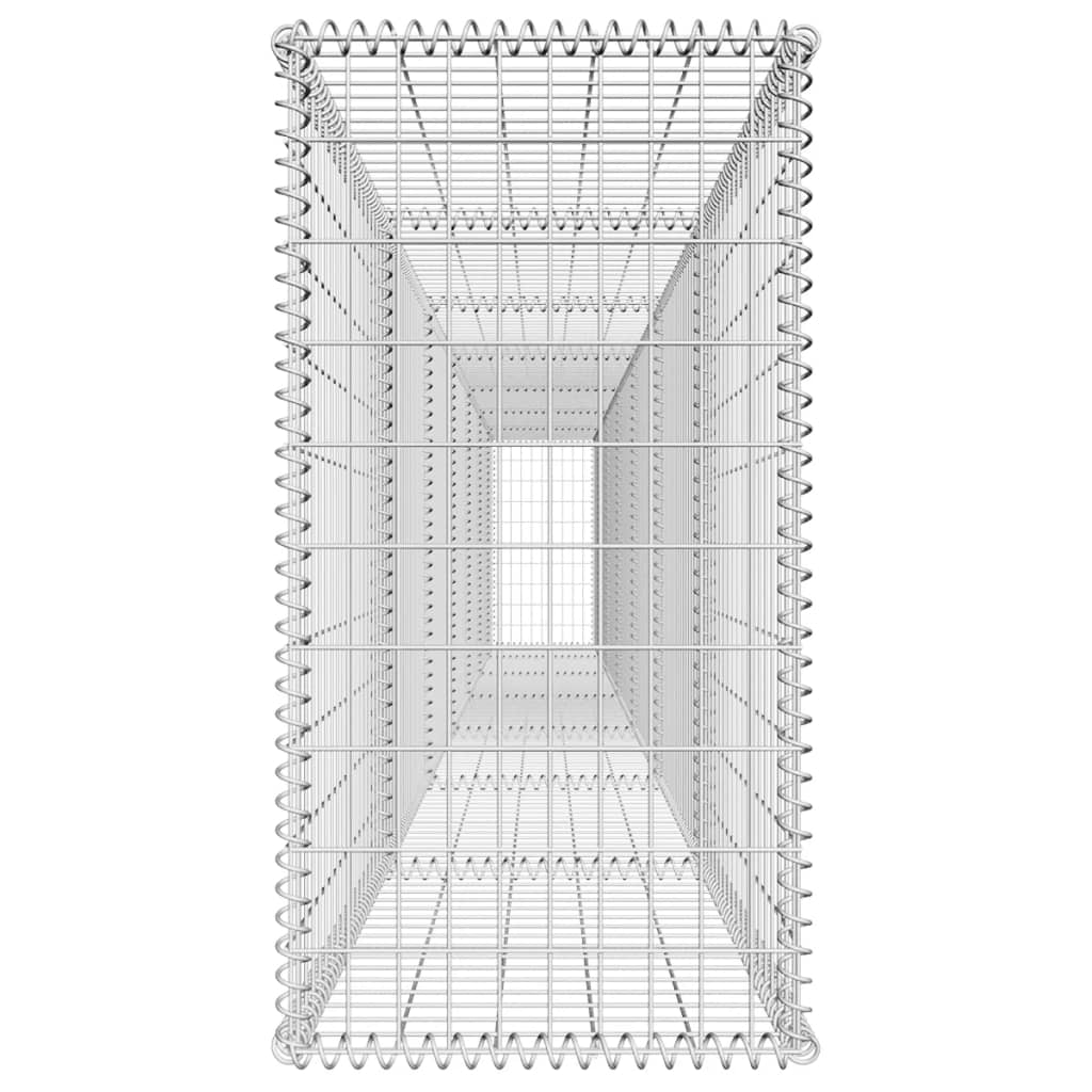 8718475521501_g_en_hd_2 vidaXL Gabion Wall with Cover Galvanised Steel 600x50x100 cm - Image 4