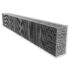 vidaXL Gabion Wall with Cover Galvanised Steel 600x50x100 cm
