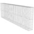 vidaXL Gabion Wall with Cover Galvanised Steel 600x50x200 cm - Image 2